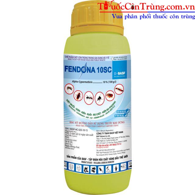 Thuốc Fendona 10sc là sản phẩm có khả năng diệt bọ chét