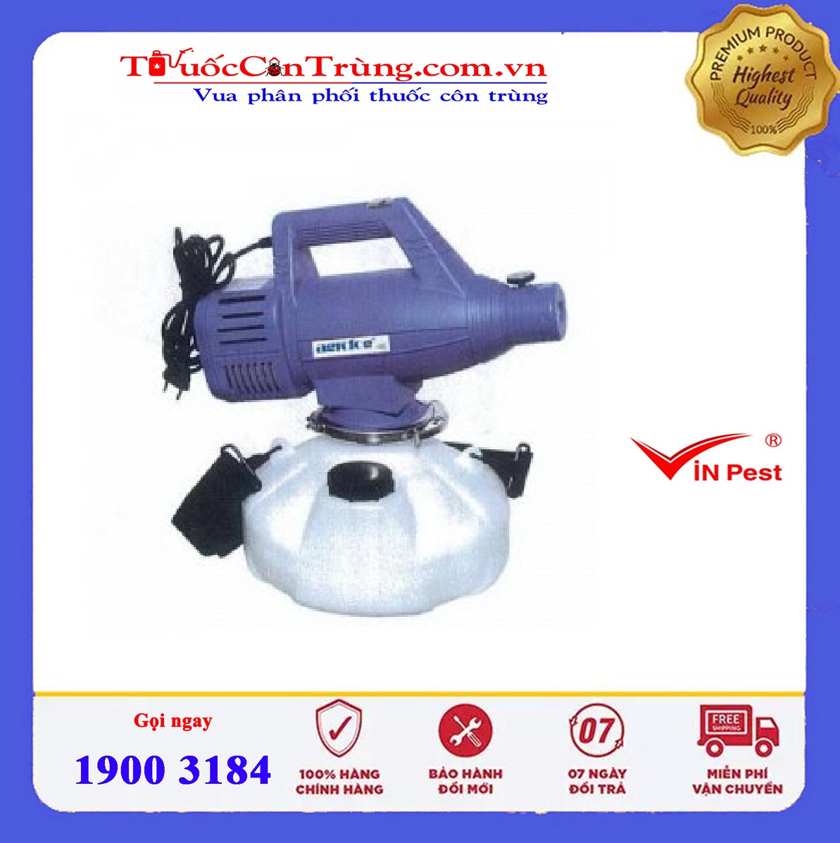 Máy Agrofog U240 phun sương có thể được sử dụng tốt khi có liên quan đến vệ sinh công cộng