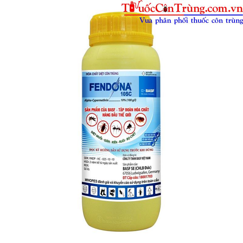 Fendona 10 SC không màu – không mùi –không để lại vết trên bề mặt sau khi phun